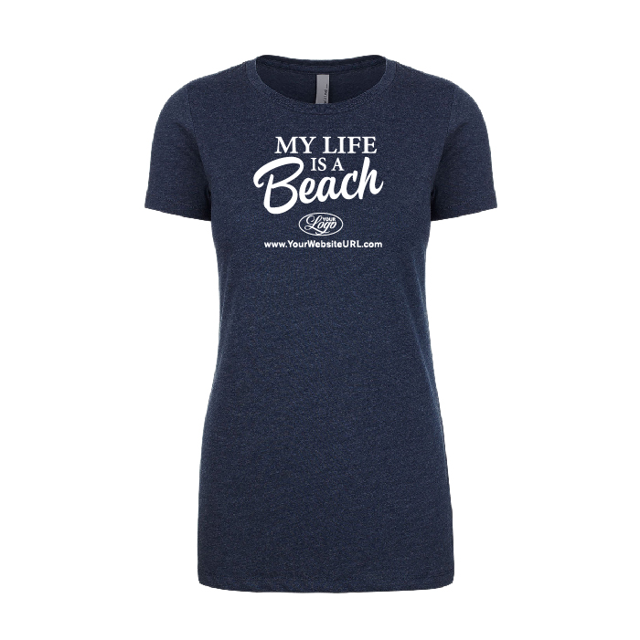 My Life is a BeachWomen’s T-Shirt (Midnight Navy)