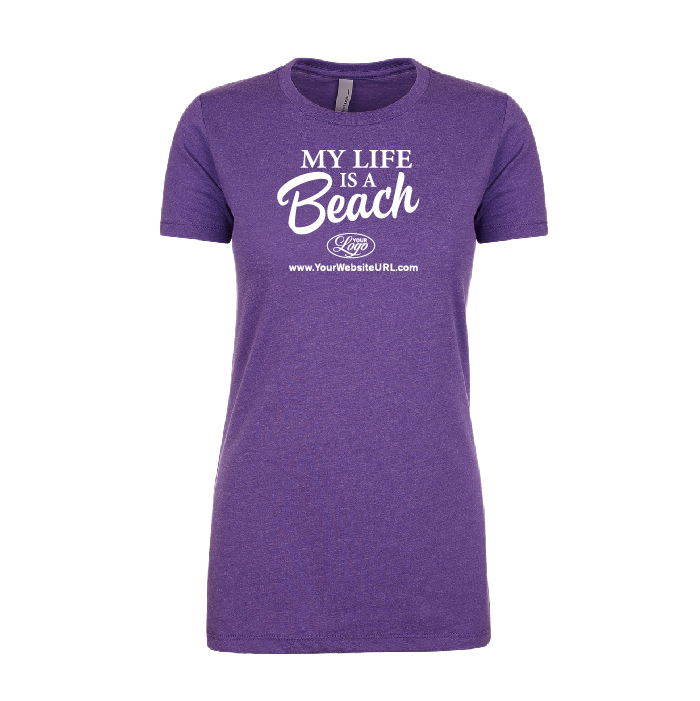 My Life is a BeachWomen’s T-Shirt (Purple)