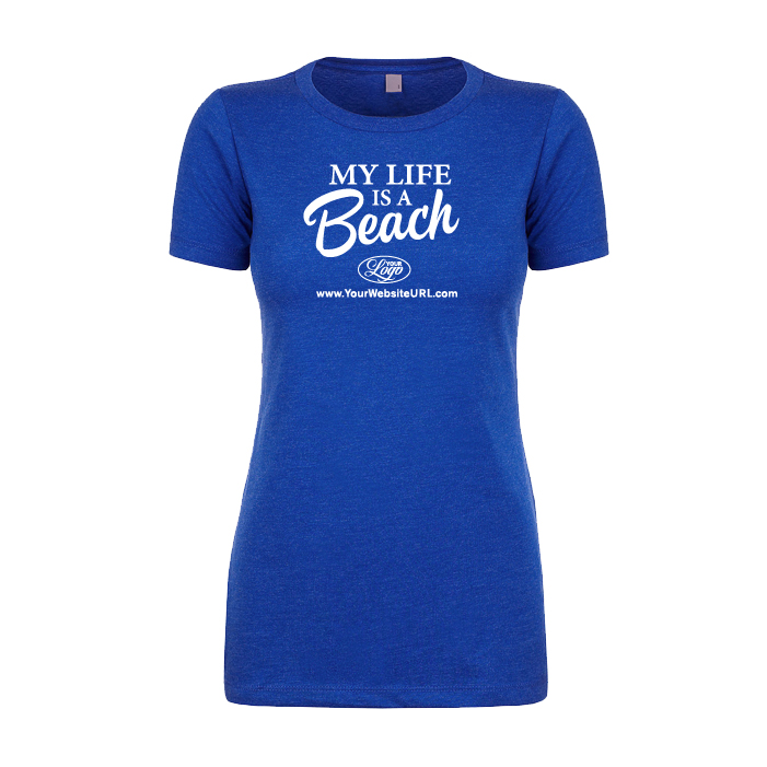 My Life is a BeachWomen’s T-Shirt (Royal Blue)
