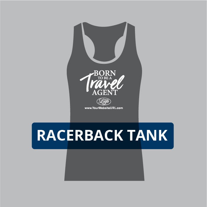 Born Travel Agent - Racerback Tank