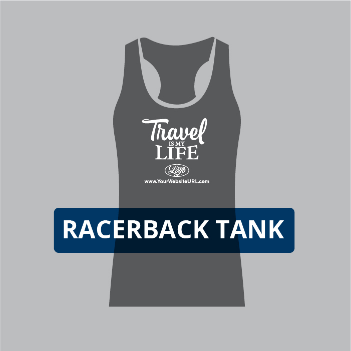 Travel Is My Life - Racerback Tank